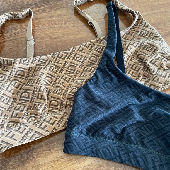 FENDI X SKIMS xs scoop bralette pack size xs  2 pices - Picture 2 of 5